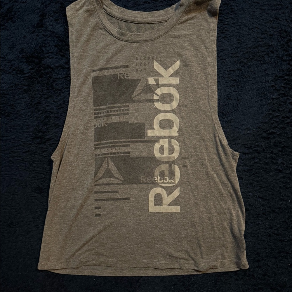 Reebok Women's Grey Tank Top